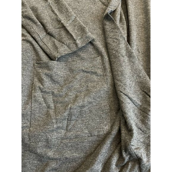 🌹Women’s Dusters Plus Size 2X BY Design Light Duster Cardigan With Pockets Grey - Picture 8 of 12